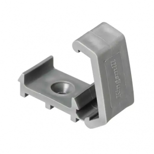 Grey 25mm x 3mm Non-Metallic DC Clip (Use with Bare Tape)